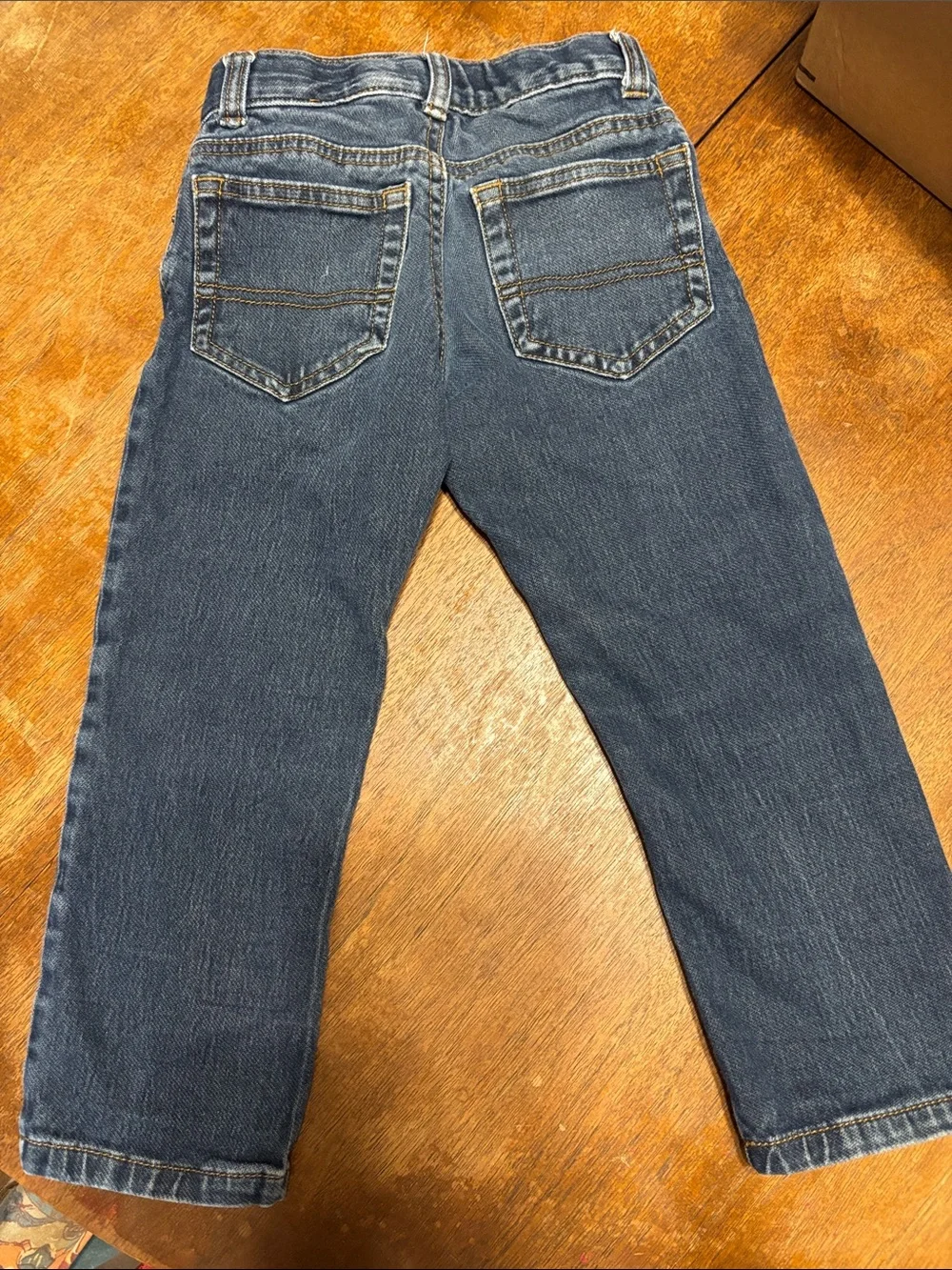Cat & Jack Dark Blue Straight-Leg Jeans Sz 4T